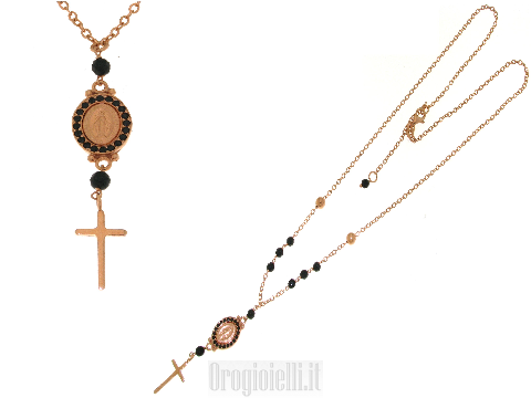 Collana con madonna dei miracoli