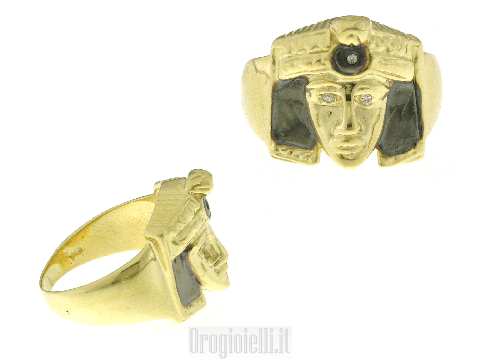 Anelli faraone egitto oro 
