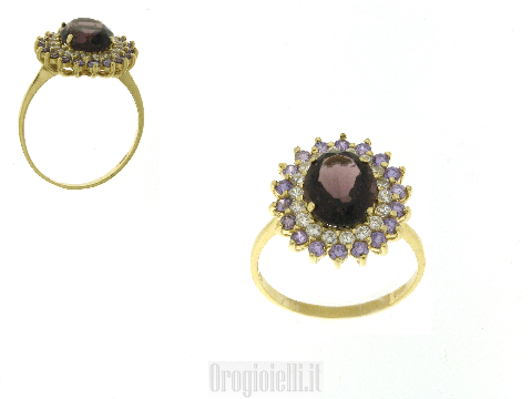 Anello La Signora con ametista