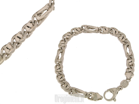 Bracciale vuoto grande in argento 925