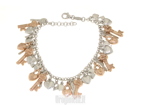 Bracciali in argento con ciondoli (charms) prezzi bassi