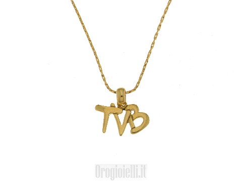 Gioiello dellAmore - Collana TVB per San Valentino in oro giallo