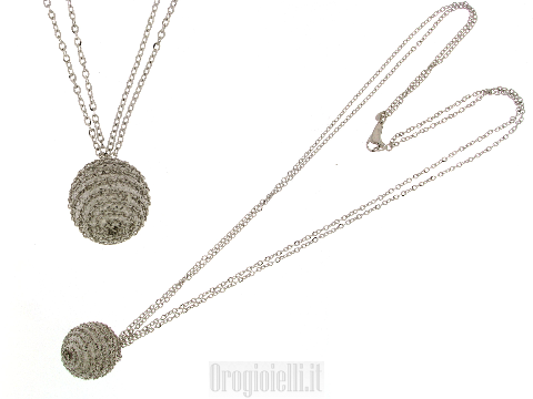 Fantastica linea oro bianco Infinity big ball NOVELLO
