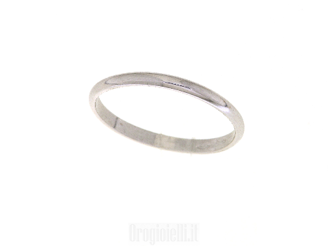 Fermanello in oro bianco 18 carati - 14 carati - 