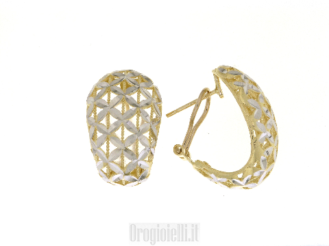 Orecchini luminosi PVZ in oro 18 kt